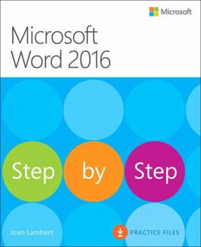 Paperback Microsoft Word 2016 Step by Step Book