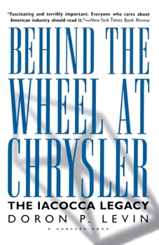 Paperback Behind the Wheel at Chrysler Book