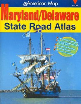 Paperback Maryland & Delaware State Road Atlas Book