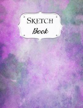Sketch Book: Watercolor Sketchbook Scetchpad for Drawing or Doodling Notebook Pad for Creative Artists #5 Purple Green