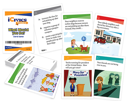 Misc. Icivics: What Would You Do? Game Cards Book