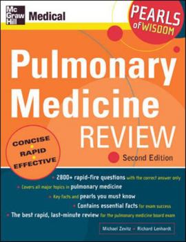 Paperback Pulmonary Medicine Review: Pearls of Wisdom Book
