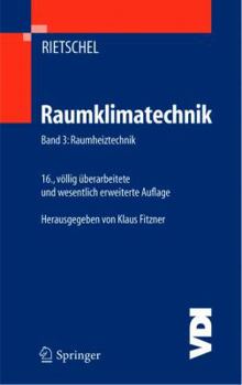 Hardcover Raumklimatechnik: Band 3: Raumheiztechnik [German] Book