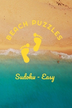 Paperback Beach Puzzles - Sudoku - Easy: 240 Easy Level Sudoku Puzzles - Answers Included Book
