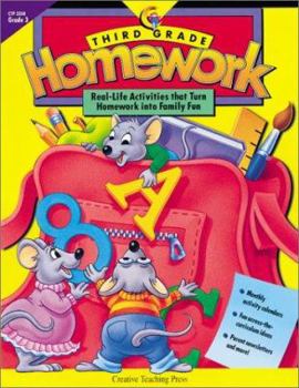 Paperback Third Grade Homework Book