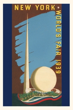 Paperback Vintage Journal Poster for 1939 NY Worlds Fair Book