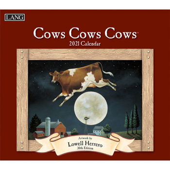 Calendar Cows Cows Cows 2021 Wall Calendar Book