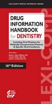 Paperback Drug Information Handbook for Dentistry Book