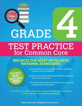 Paperback Core Focus Grade 4: Test Practice for Common Core Book