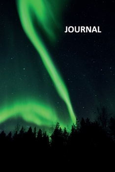 Paperback Journal: Aurora Borealis Compact Bullet Journal Dot Grid Daily Planner Student Northern Lights Iceland Book