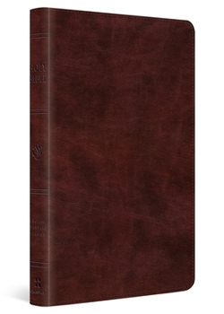 Imitation Leather ESV Large Print Thinline Bible, Red Letter (Trutone, Mahogany) Book