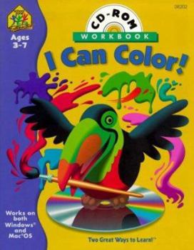 Paperback I Can Color Interactive [With *] Book