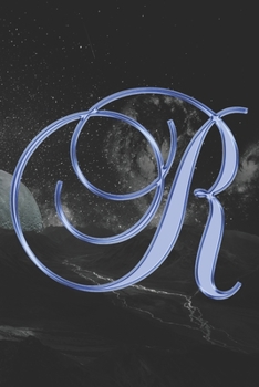 R Journal: A Monogram R Initial Capital Letter Notebook For Writing And Notes: Great Personalized Gift For All First, Middle, Or Last Names (Red Maroon Gold Smoke Fire Swirl Print)