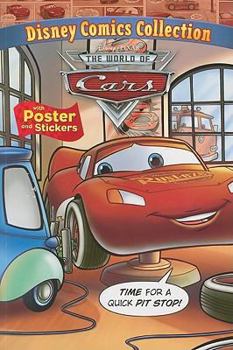 Paperback The World of Cars [With Stickers and Poster] Book