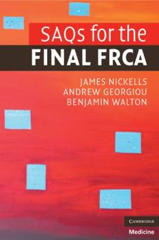 Paperback SAQs for the Final FRCA Book