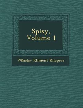 Paperback Spisy, Volume 1 [Czech] Book