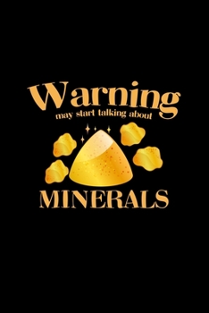 Warning may start talking about minerals: 6x9 Minerals | blank with numbers paper | notebook | notes