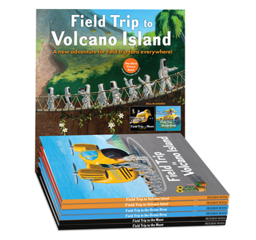 Hardcover Field Trip to Volcano Island Mixed L-Card Book