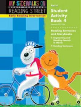 Paperback Early Reading Intervention Student Activity Book Grade K Part 4 Book