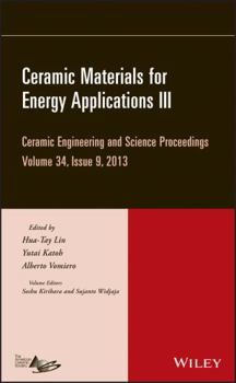 Hardcover Ceramic Materials for Energy Applications III, Volume 34, Issue 9 Book
