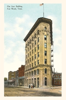 Paperback Vintage Journal Flat Iron Building, Fort Worth, Texas Book