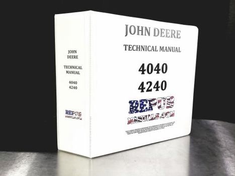 Ring-bound John Deere 4240 Tractor Technical Service Repair Manual Book