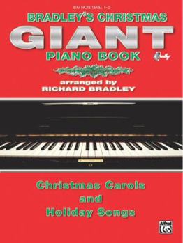 Paperback Bradley's Big Note Giant Christmas Piano Book