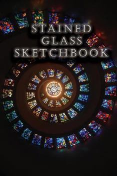 Paperback Stained Glass Sketchbook: 6in x 9in Grid Sketchbook with 50 Pages Book