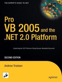 Paperback Pro VB 2005 and the .Net 2.0 Platform Book