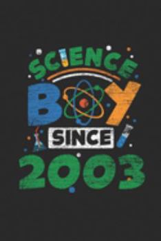 Paperback Science Boy Since 2003: Dotted Bullet Grid Notebook - Journal For Scientist And Student Lab Book