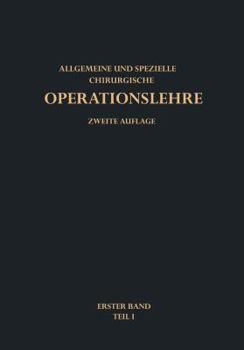 Paperback Allgemeine Operationslehre [German] Book