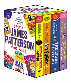 Hardcover Best of James Patterson for Kids Boxed Set (with Bonus Max Einstein Sampler) Book