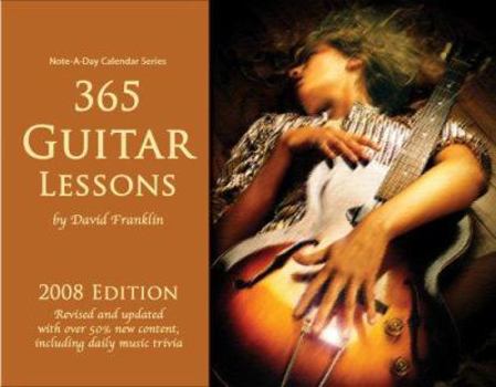 Spiral-bound 365 Guitar Lessons: 2008 Note-A-Day Calendar for Guitar Book