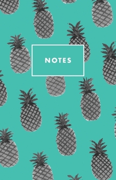 Notes: Teal Turquoise Pineapples Tropical Palm Beach Paperback Journal / Diary / Notebook with 100 Lined, Cream-colored Pages for Writing Notes and ... Prime Floridian (Prime Floridian Notebooks)
