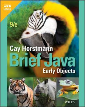 Hardcover Brief Java: Early Objects (Horstmann, Brief Java Early Objects) Book