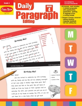 Paperback Daily Paragraph Editing, Grade 4 Teacher Edition Book