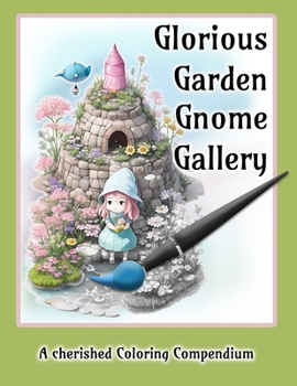 Paperback Glorious Garden Gnome Gallery: A cherished Coloring Compendium Book