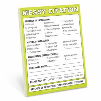 Mass Market Paperback Knock Knock Messy Citation Nifty Notes Book