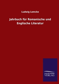 Paperback Jahrbuch für Romanische und Englische Literatur [German] Book