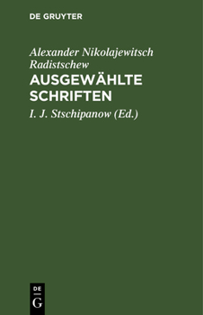 Hardcover Ausgewählte Schriften [German] Book