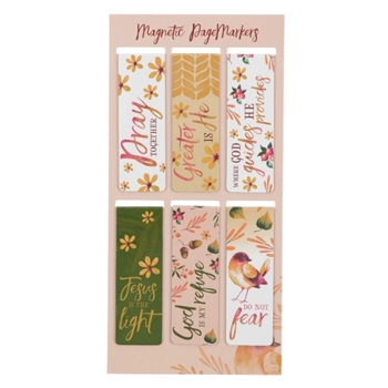 Misc. Supplies Magnetic Pagemarker Set God Is My Refuge Book