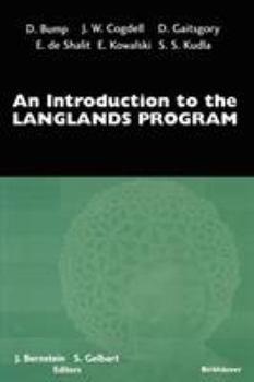 Paperback An Introduction to the Langlands Program Book