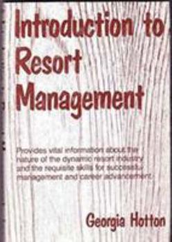 Hardcover Introduction to Resort Management Book