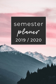 Semester Planer 2019 / 2020: A5 Coole Geschenkidee KARIERT zum Studium | Notizbuch für Studenten | Studienbeginn | Erstes Semester | Pruefung | Geburtstag | Terminkalender (German Edition)