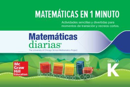 Spiral-bound Everyday Mathematics 4th Edition, Grade K, Spanish Minute Math [Spanish] Book