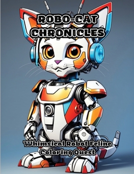 Paperback Robo-Cat Chronicles: Whimsical Robot Feline Coloring Quest Book