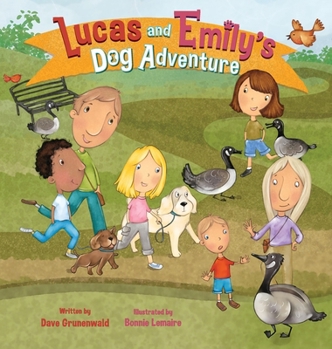 Hardcover Lucas and Emily's Dog Adventure Book