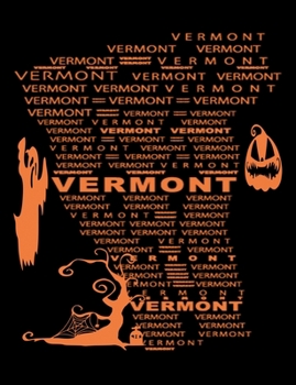 Paperback Vermont: Unruled Blank Sketch Notebook 7.44" x 9.69" 100 pages 50 sheets Book