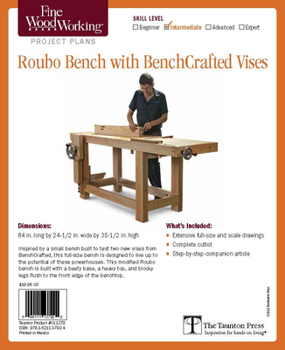 Paperback Fine Woodworking's Roubo Bench with Bench Crafted Vises Plan Book