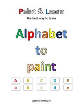 Paperback Alphabet to paint Book